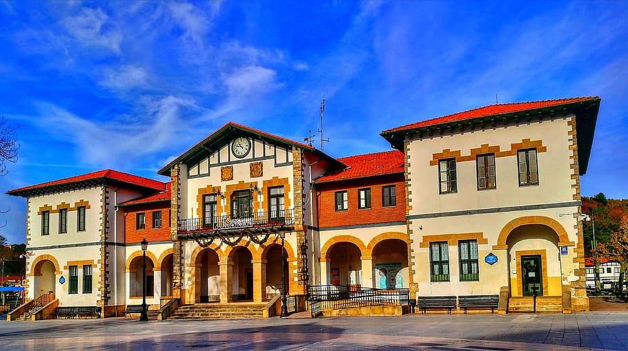 architecture, building, facade, urban, plencia, building exterior HD wallpaper