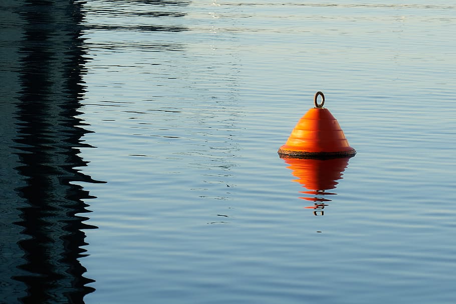 Online crop | HD wallpaper: orange float, water, waterfront, orange ...