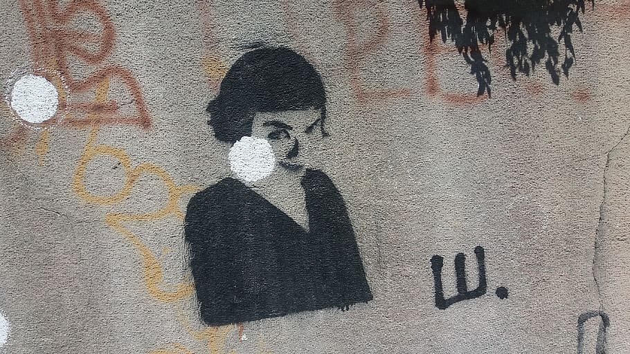 serbia, belgrade, graffiti, wall - building feature, real people HD wallpaper