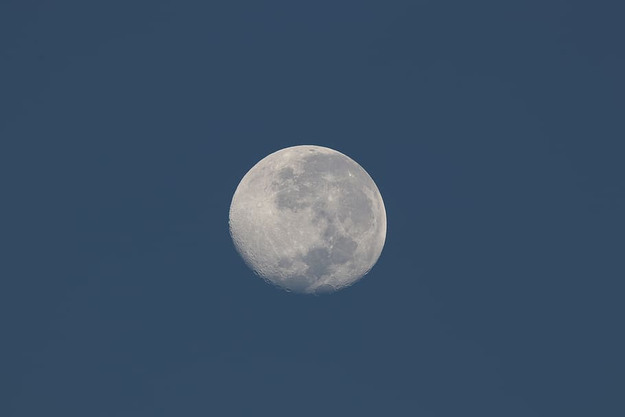 quarter moon, space, outer space, nature, universe, night, outdoors HD wallpaper
