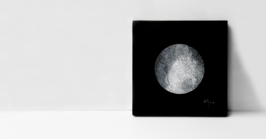 full moon view, universe, space, astronomy, outer space, outdoors HD wallpaper