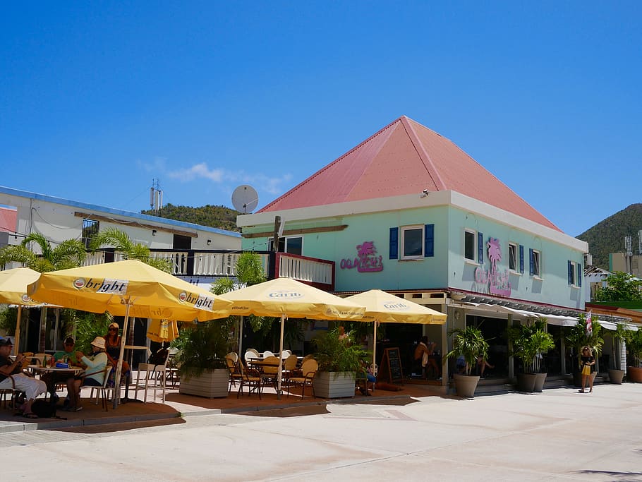 human, person, hotel, building, chair, furniture, tent, canopy HD wallpaper