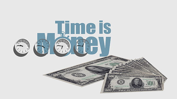 clock, time, money, saying, slogan, kaufmann, business, time management HD wallpaper