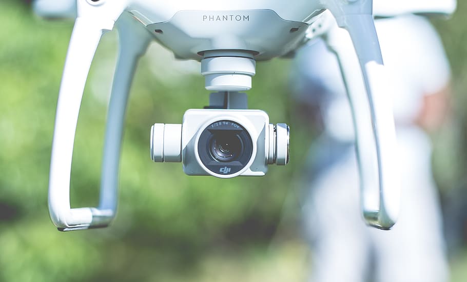 white DJI Phantom, technology, focus on foreground, close-up HD wallpaper