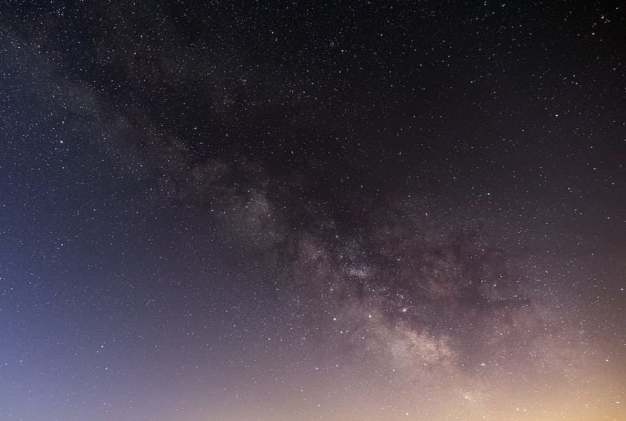 Milky Way, constellations, cosmos, dark, galaxy, HD wallpaper HD wallpaper