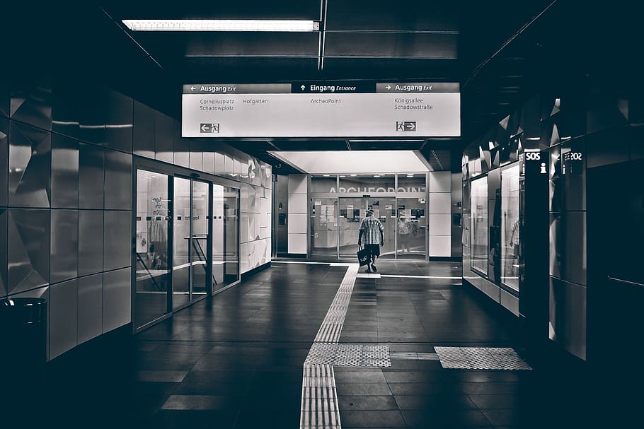 metro, underground, station, architecture, train, urban, city HD wallpaper