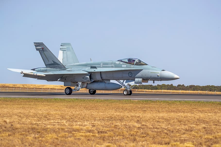 gray fighter jet taking off during daytime, air vehicle, airplane HD wallpaper