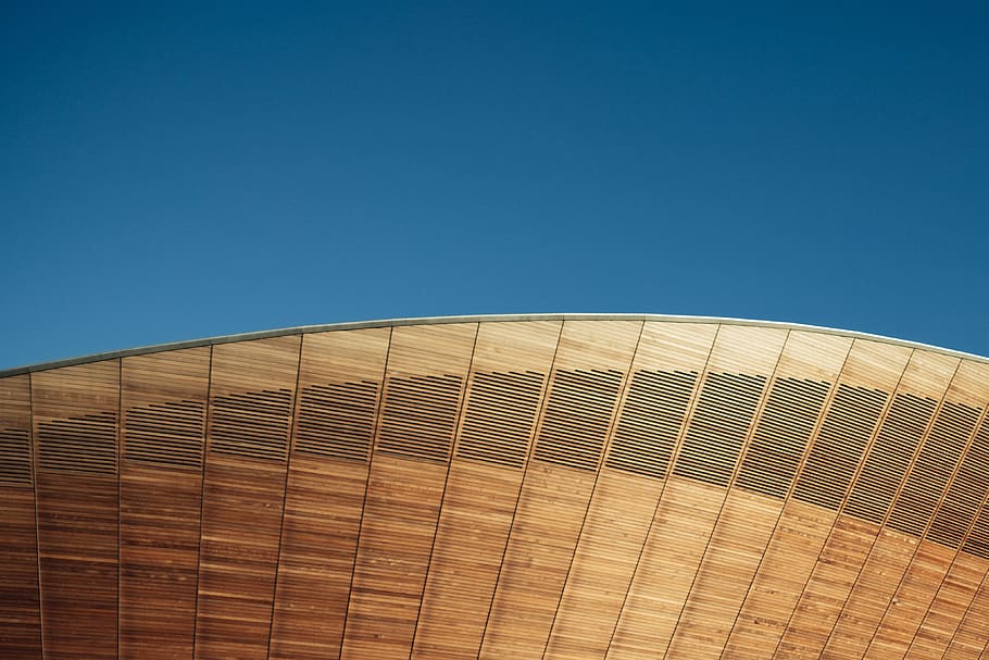 brown building structure during daytime, organic, shape, curf HD wallpaper