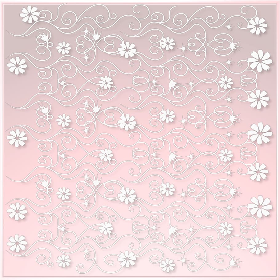 Design, floral, pink, pattern, beautiful, graphics, backgrounds HD wallpaper