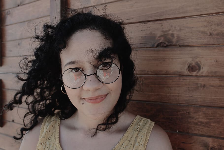 portrait, headshot, glasses, looking at camera, eyeglasses HD wallpaper