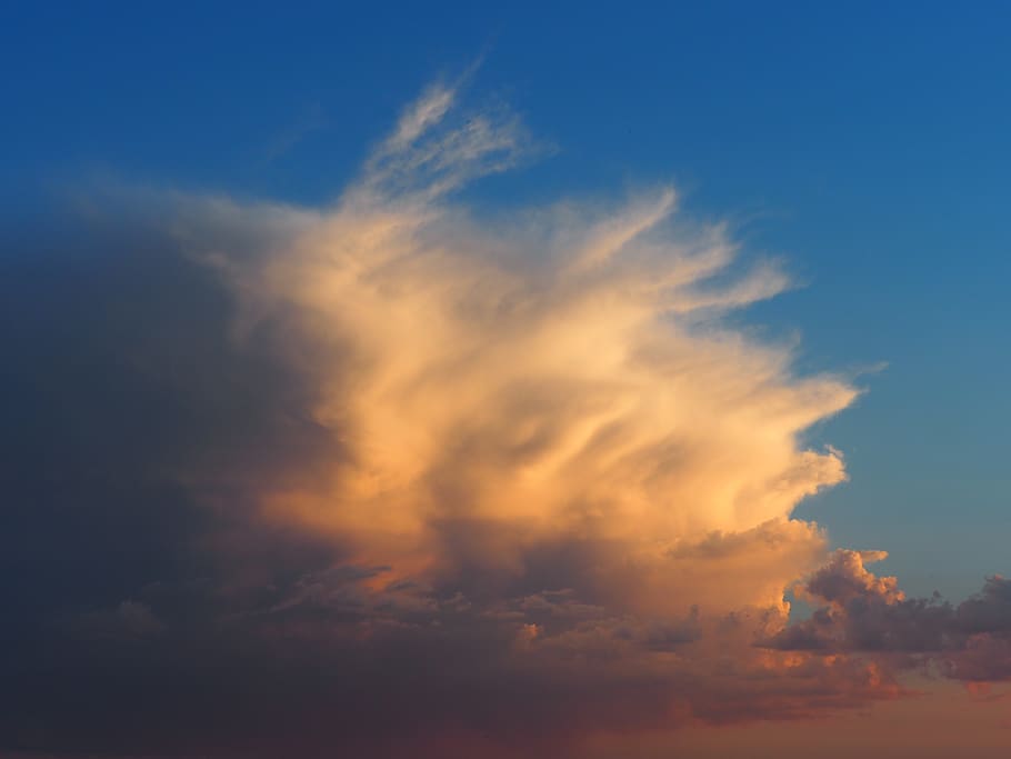 cloud, weather, sky, sunset, cloud - sky, beauty in nature HD wallpaper