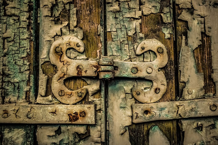 hinge, joint, antique, old, surface, rusty, aged, weathered HD wallpaper