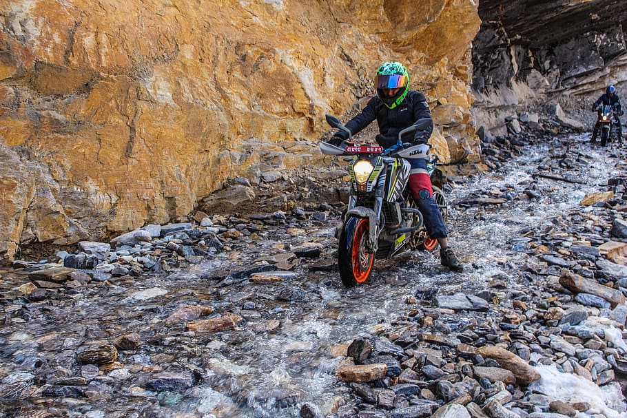 nepal, mustang, rock, solid, rock - object, adventure, extreme sports HD wallpaper