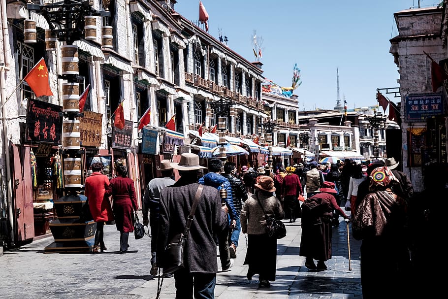 china, tibet, lhasa, landscape, cityscape, fujiflm, streetphotography, HD wallpaper