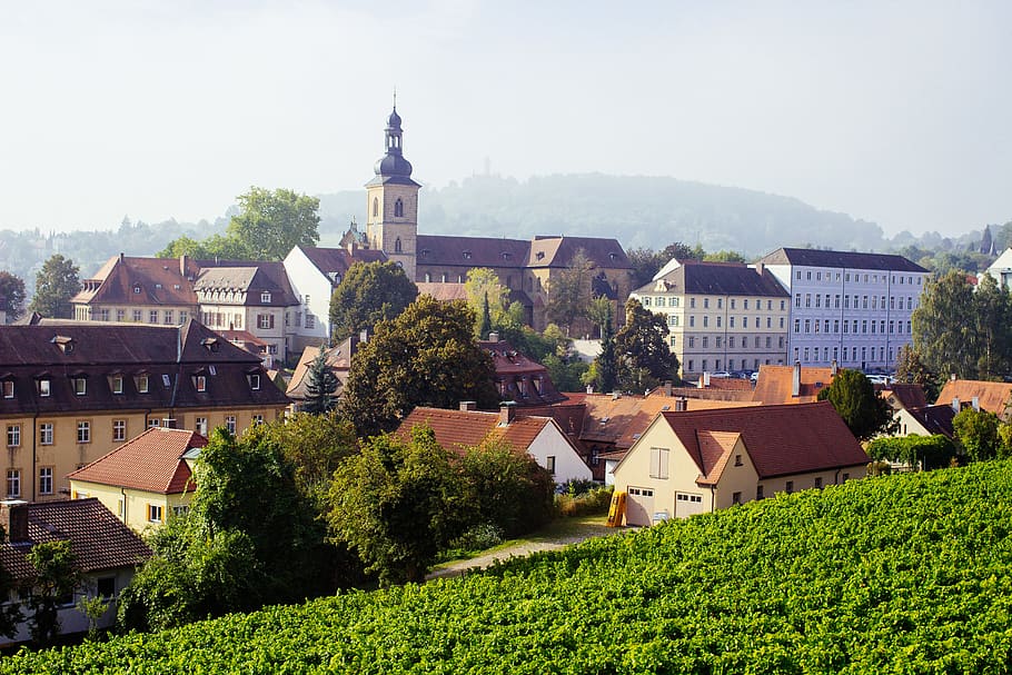 bamberg, germany, michelsberg, wine, st. jakob, church, altenburg, HD wallpaper