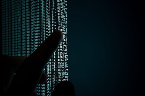 Person Pointing Numeric Print, close-up, coding, contemporary HD wallpaper
