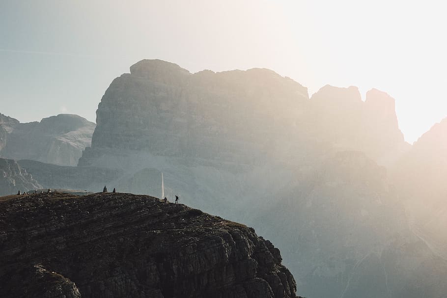 people, mountain, men, camping, hiking, climbing, adventure HD wallpaper