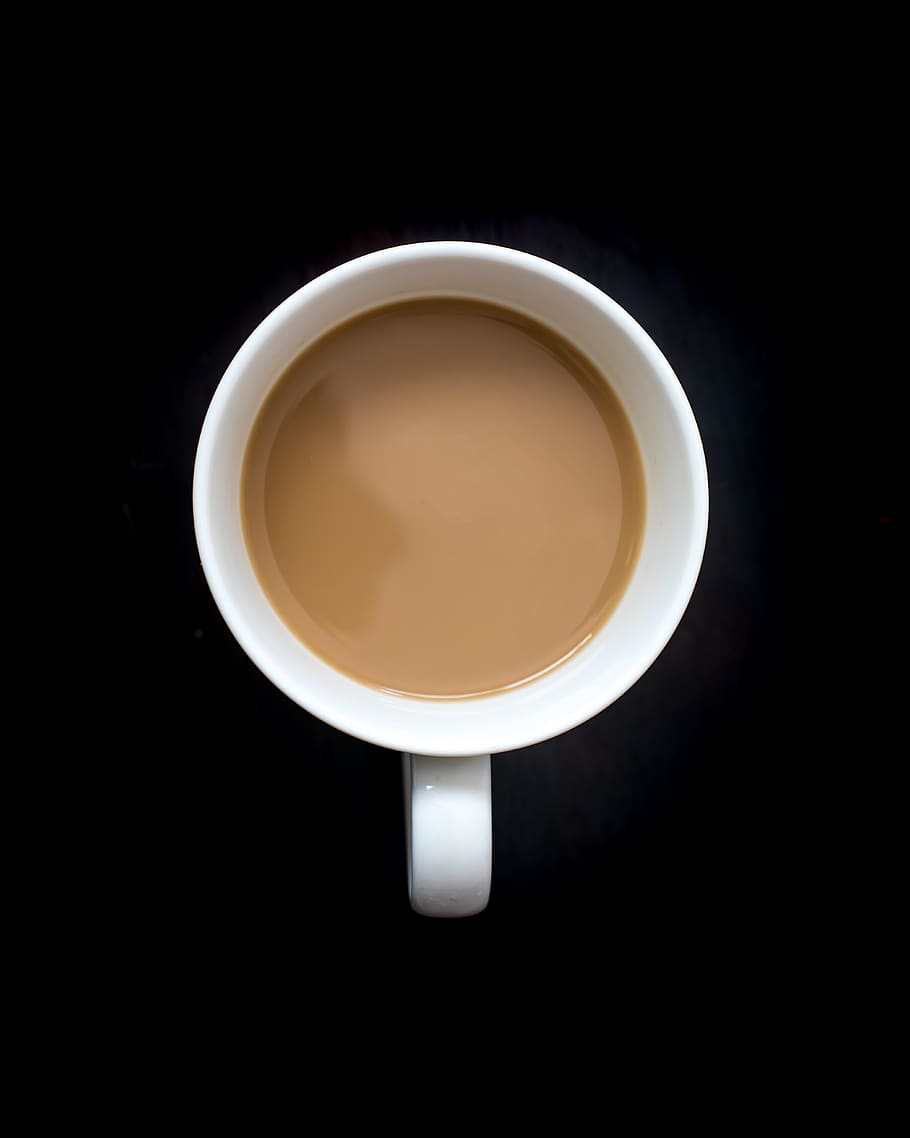 brown liquid in white ceramic mug, cup, drink, coffee - drink HD wallpaper