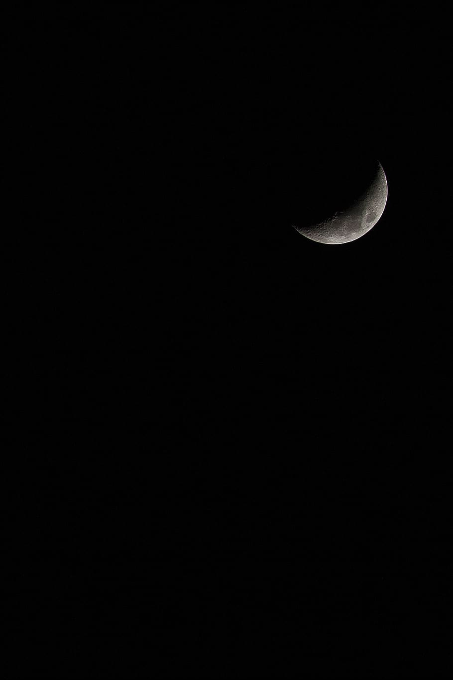 Photography of the Moon, astrology, astronomy, celestial, crescent HD wallpaper