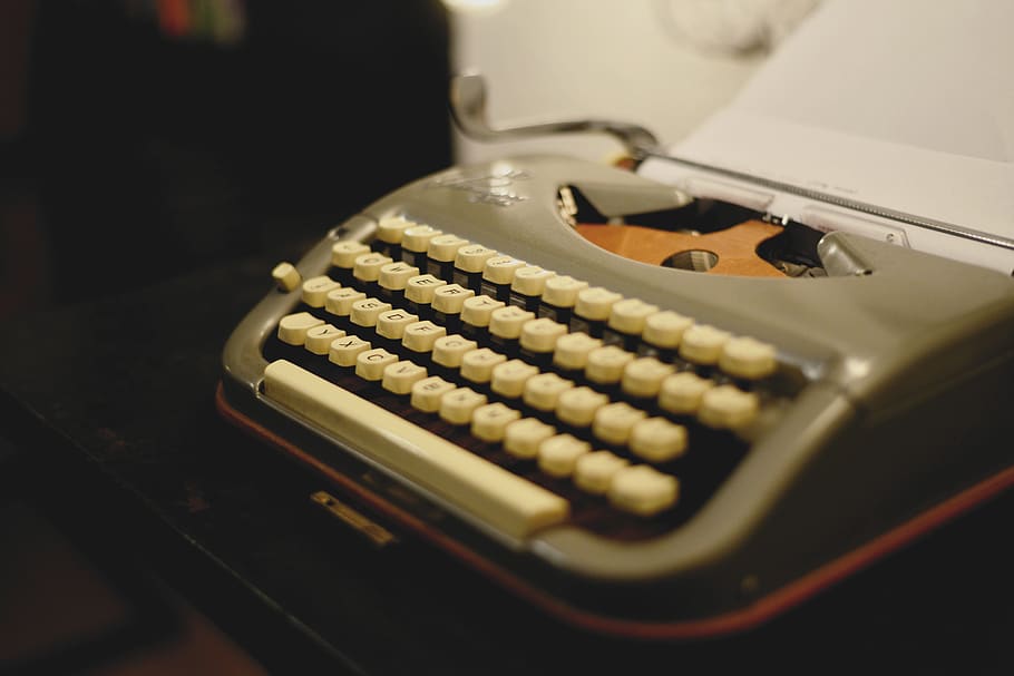 typewriter, mechanical, retro, letters, keyboard, nostalgia HD wallpaper