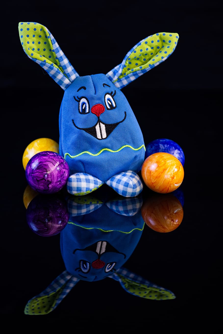 easter bunny, easter eggs, greeting card, festival, hare, figure HD wallpaper
