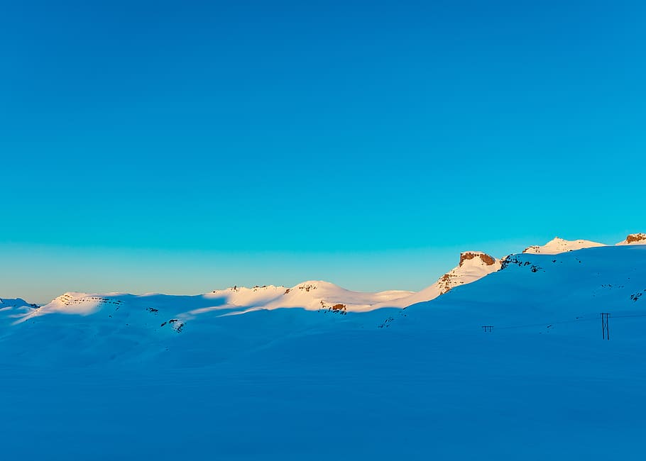 iceland, eastern region, snow, up, there, landscape, mountains HD wallpaper