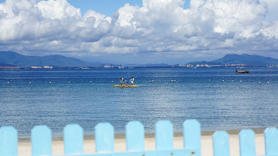 china, sanya, ocean, water, transportation, nautical vessel HD wallpaper