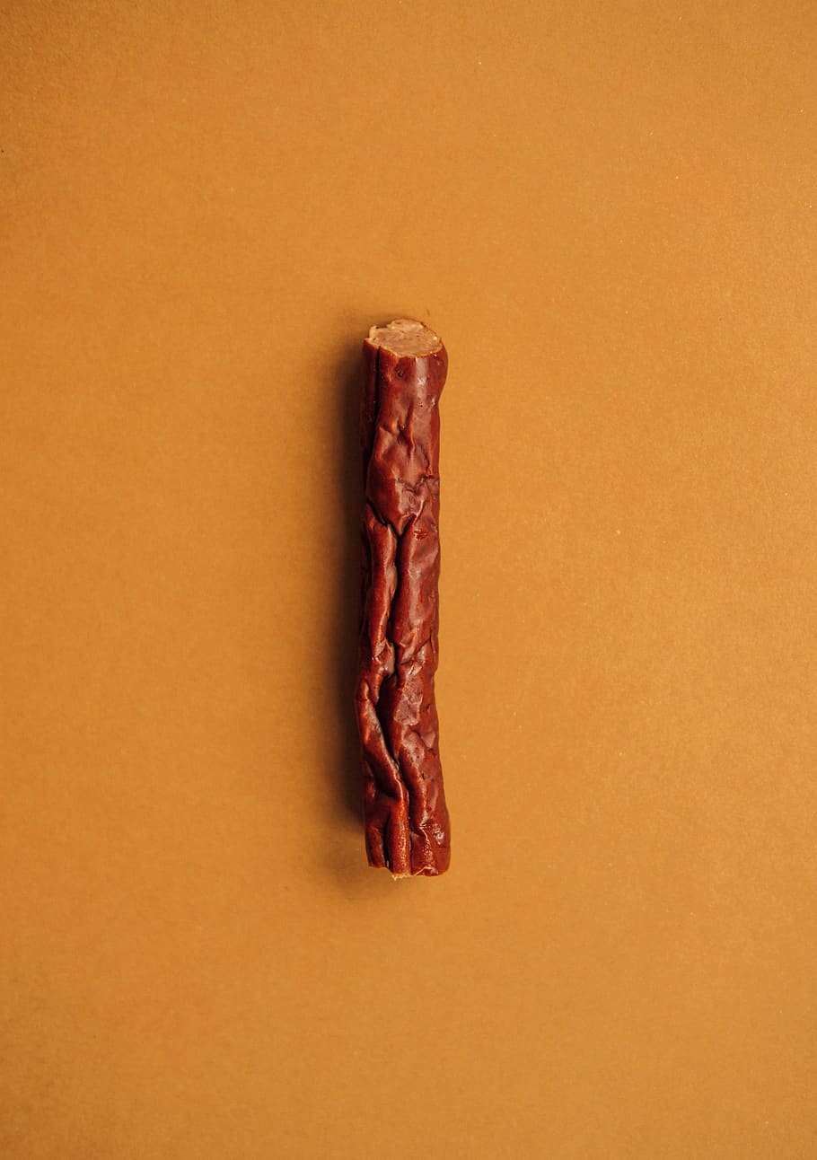 fried chicken hotdog, food and drink, studio shot, indoors, colored background HD wallpaper
