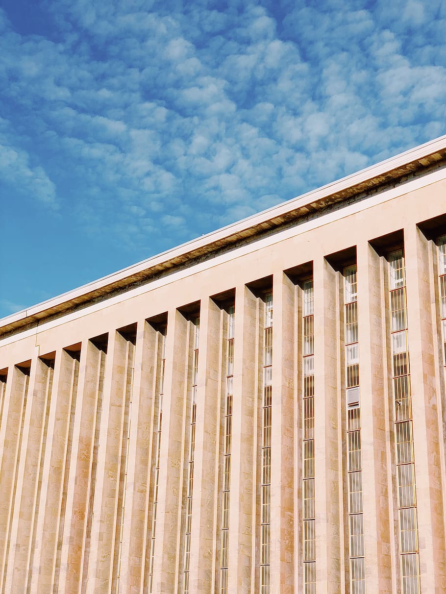 white painted wall, office building, berlin, architecture, germany HD wallpaper