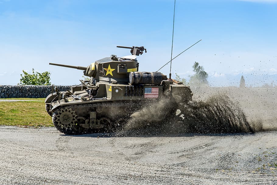 m3a1 stuart, tank fest, everett, weapon, military, wwii, vehicle HD wallpaper