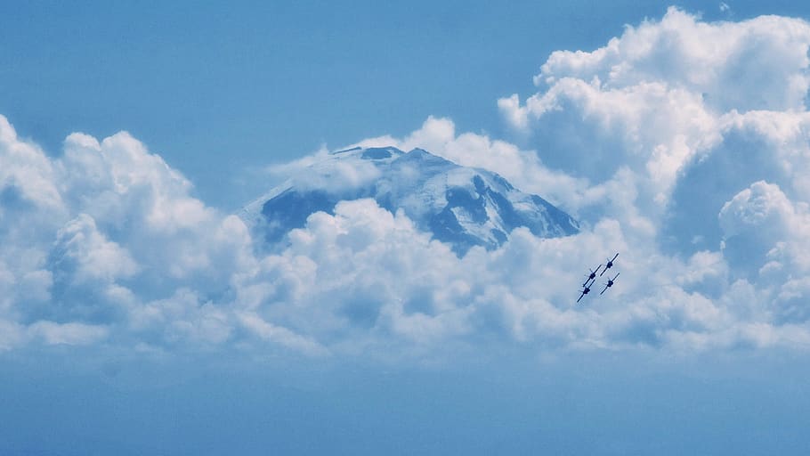 white clouds, nature, weather, sky, outdoors, united states, seattle HD wallpaper