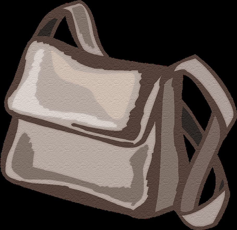 brown, purse, leather, object, graphics, black background, no people HD wallpaper
