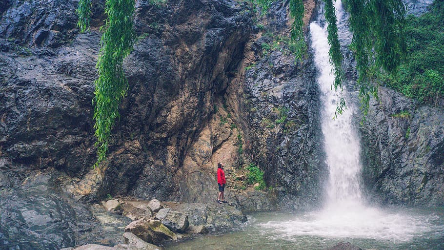 morocco, marrakesh, marrakech, waterfall, adventure, rock, rock - object HD wallpaper
