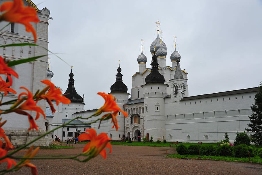 rostov, russia, kremlin, monastery, bell, travel, tower, tourism HD wallpaper