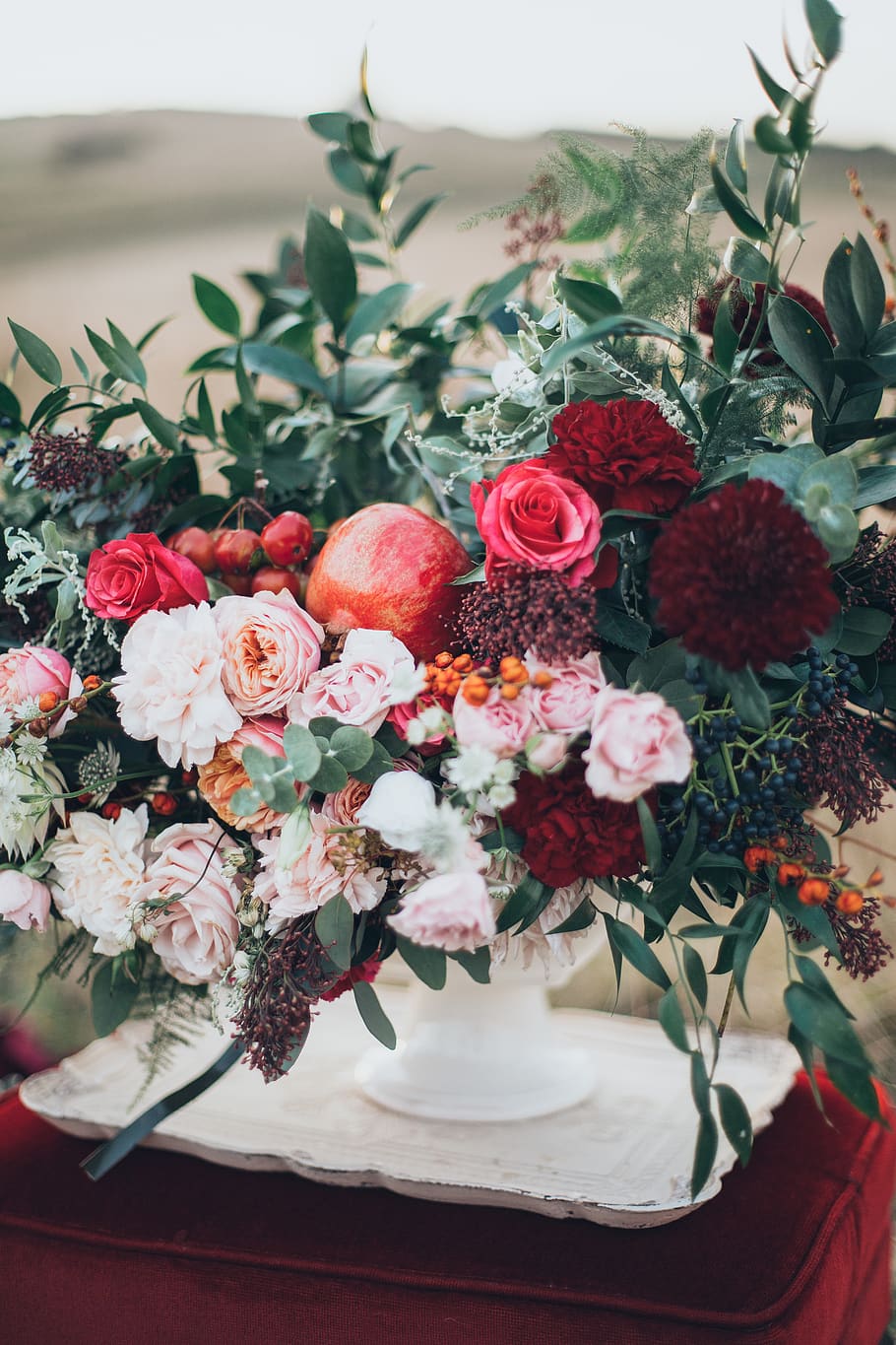 A Bouquet of Roses, bloom, blooming, blossom, blurred background HD wallpaper