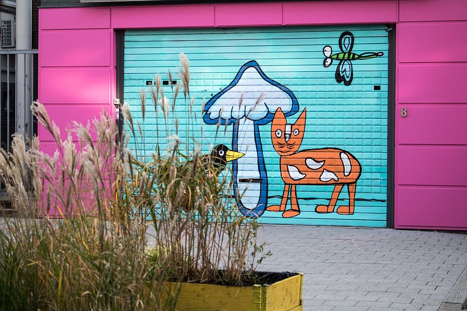 netherlands, rotterdam, bird, streetart, grafitti, grafiti