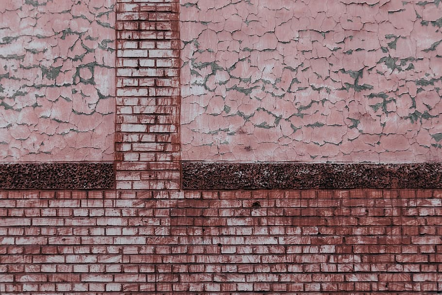 brown concrete wall bricks, wall - building feature, brick wall HD wallpaper