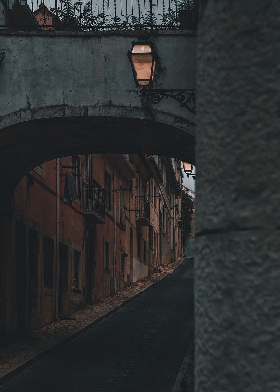 empty alley, architecture, built structure, building exterior HD wallpaper