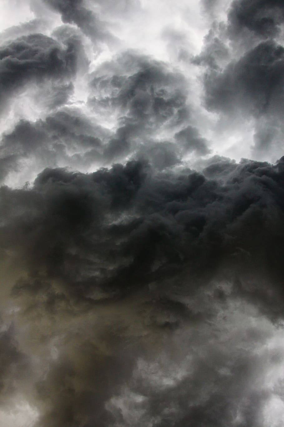 clouds, sky, storm, weather, dark, gloomy, mystic, thunderstorm HD wallpaper