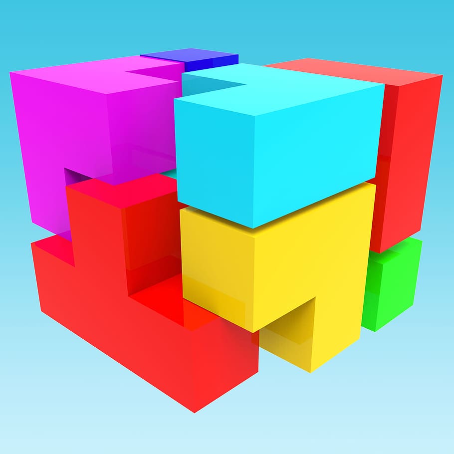 Synergy Blocks Representing Team Work And Partner, collaborate, HD wallpaper