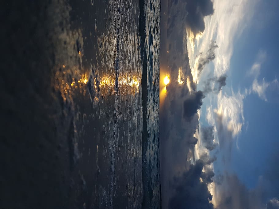 cloud - sky, beauty in nature, no people, sunset, scenics - nature HD wallpaper