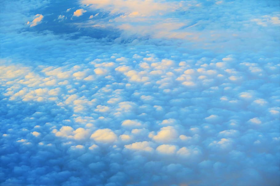 clouds, sky, landscape, nature, sunset, solar, light, cloud - sky HD wallpaper