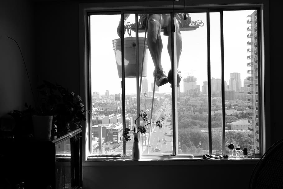 canada, edmonton, window, transparent, glass - material, indoors HD wallpaper