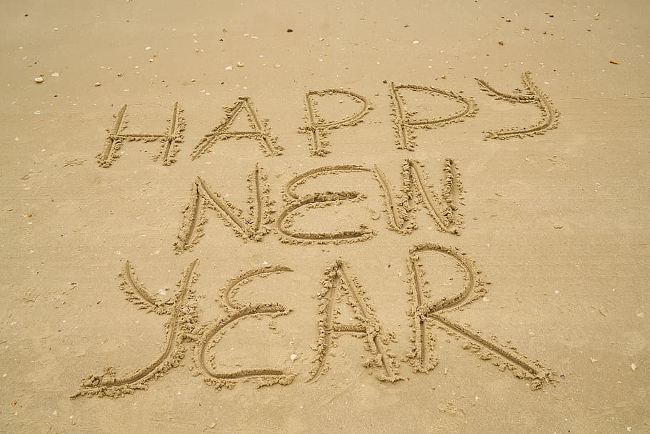 sand, beach, article, new year, attention, nature, environmental HD wallpaper