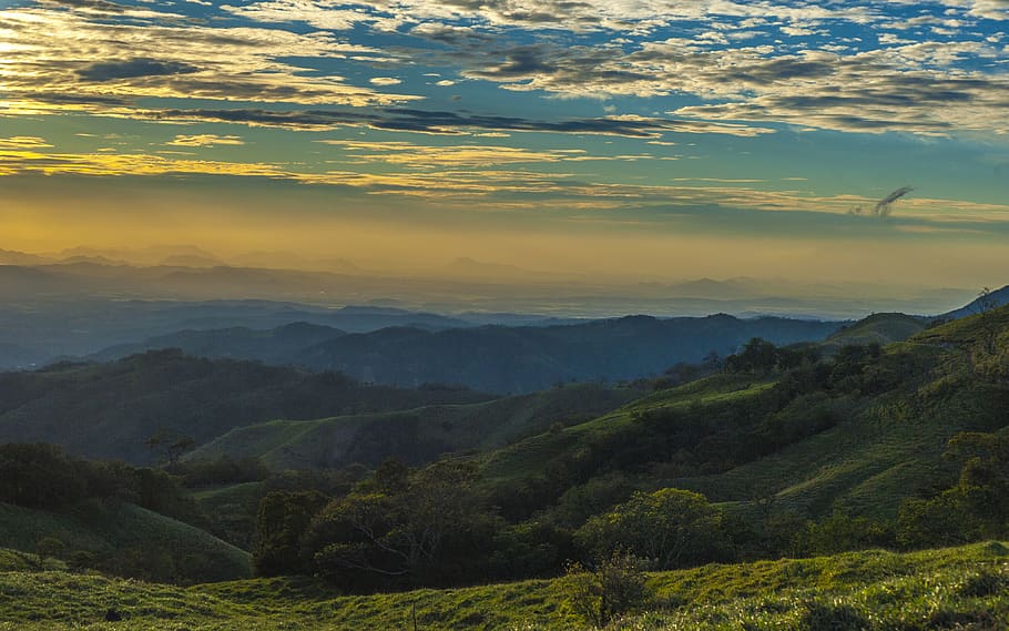 nature, outdoors, mountain range, scenery, countryside, hill HD wallpaper