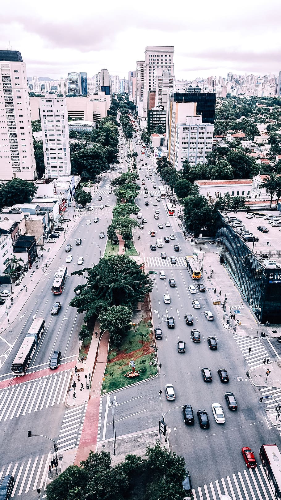 road, intersection, nature, landscape, outdoors, scenery, automobile HD wallpaper