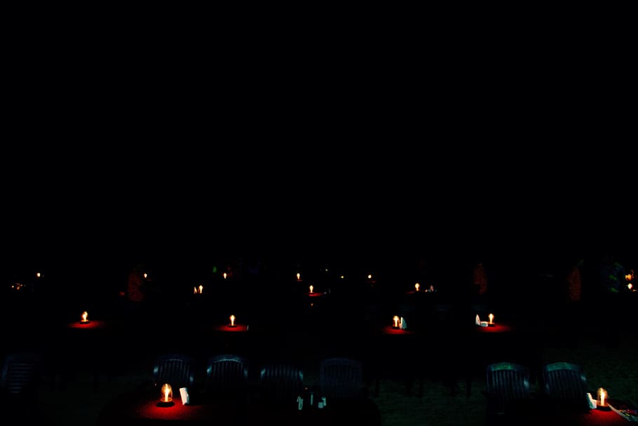 india, goa, cross, beach, contrast, candle, asia, night, illuminated HD wallpaper