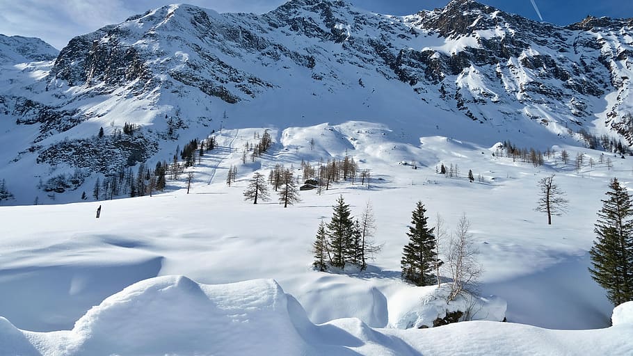 nature, landscape, wintry, winter, deep snow, dream winter HD wallpaper