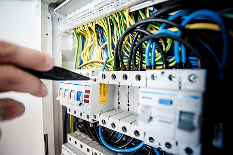 Close-up of Telephone Booth, cables, connection, data, electric HD wallpaper