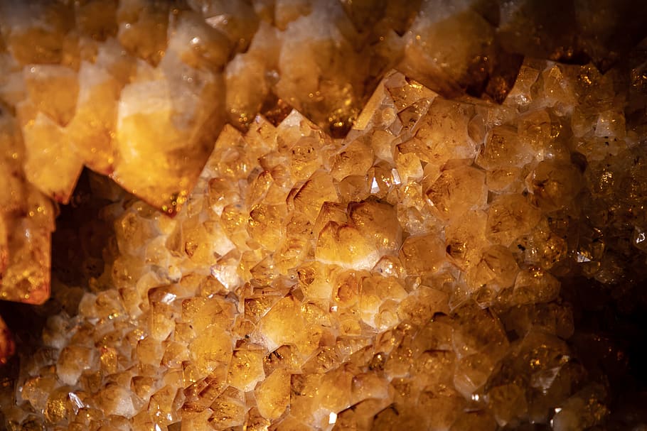 brown stones, crystal, mineral, geology, close-up, gemstone, indoors HD wallpaper